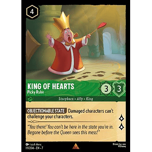 111/204 King of Hearts - Picky ruler
