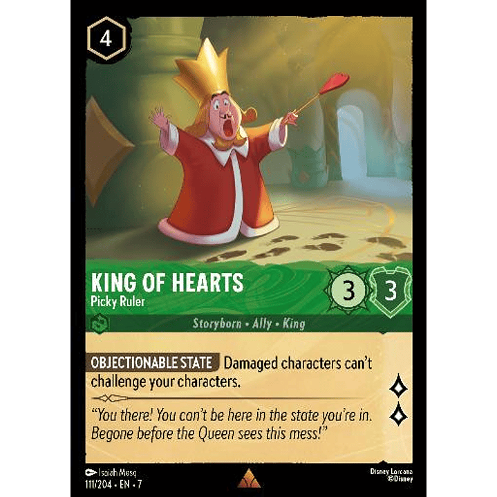 111/204 King of Hearts - Picky ruler 1