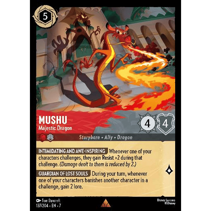 137/204 Mushu - Majestic Dragon 1