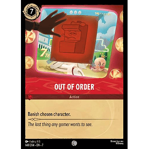 148/204 Out of Order