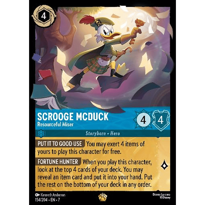 154/204 Scrooge McDuck - Resourceful Miser 1