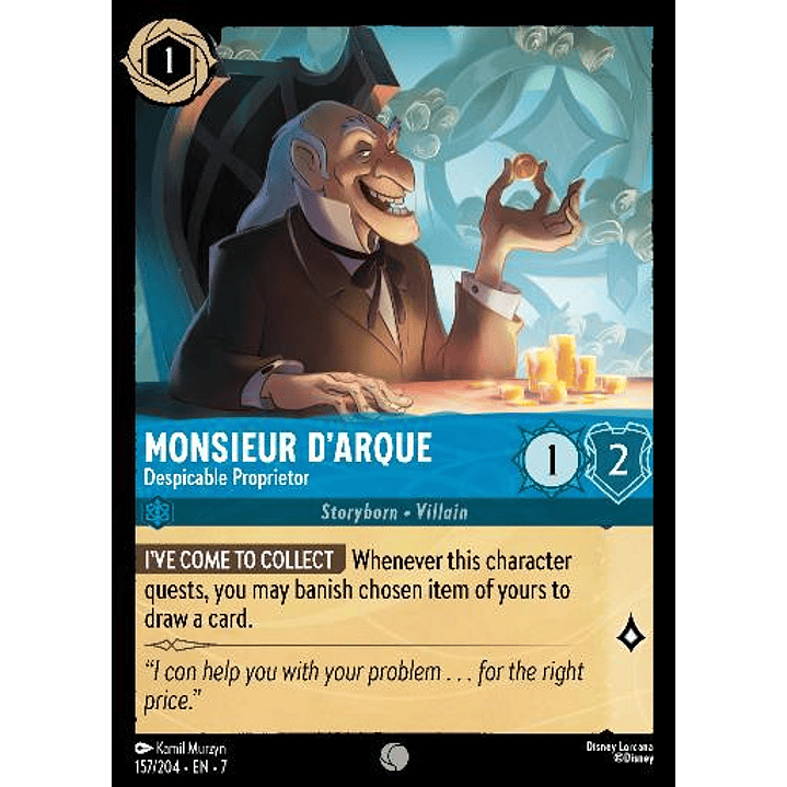 157/204 Monsieur D'Arque - Despicable Proprietor 1