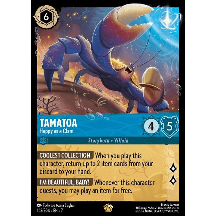 162/204 Tamatoa - Happy as a Clam 1