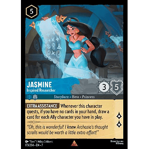 173/204 Jasmine - Inspired Researcher