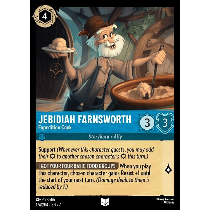 174/204 Jebidiah Farnsworth - Expedition Cook 1