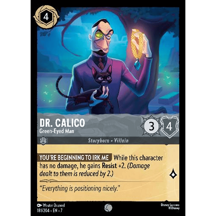 181/204 Dr. Calico - Green-Eyed Man 1