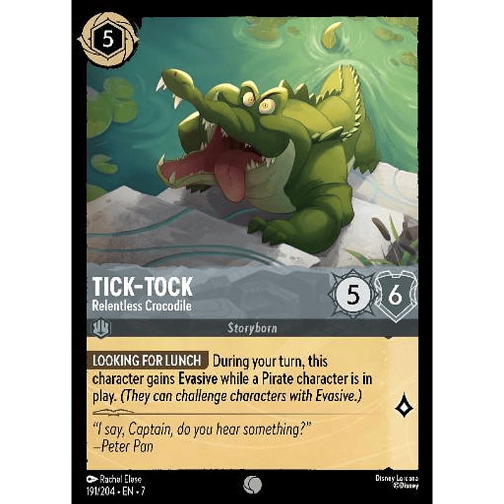 191/204 Tick-Tock - Relentless Crocodile 1
