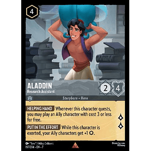 197/204 Aladdin - Research Assistan