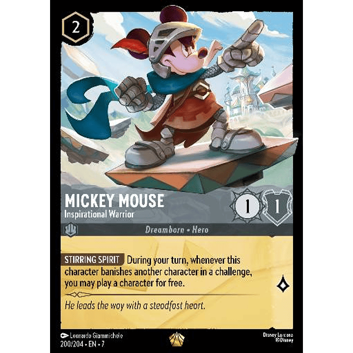 200/204 Mickey Mouse - Inspirational Warrior 1