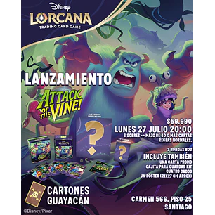 Prerelease Disney Lorcana: Attack of the Vine