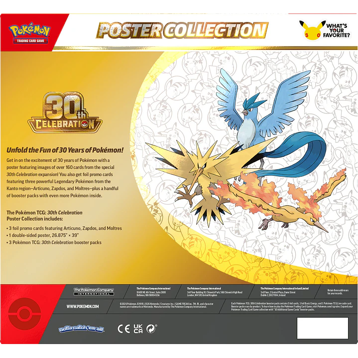 Pokémon 30th Celebration | Poster Collection 4