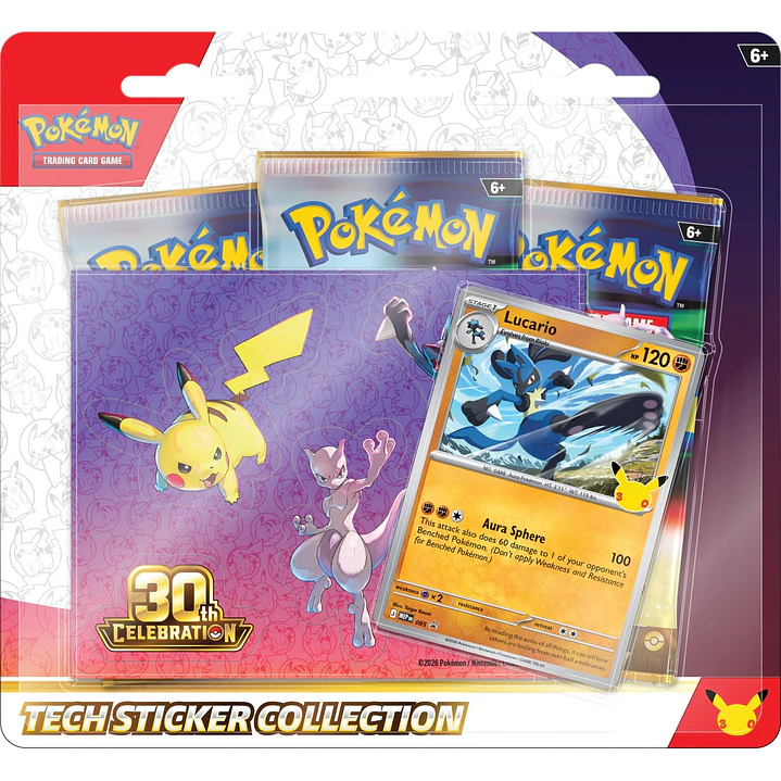 Pokémon TCG: 30th Celebration – Tech Sticker Collection 2