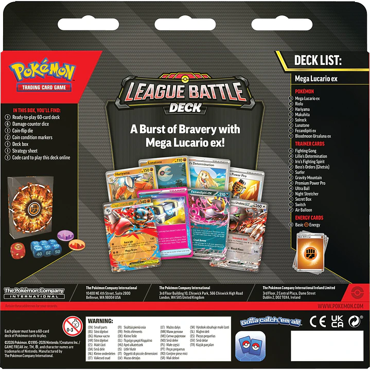 Mega Lucario ex League Battle Deck – Inglés 2