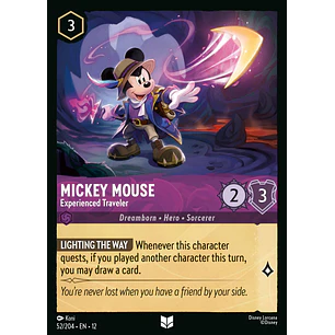 052/204 Mickey Mouse - Experienced Traveler