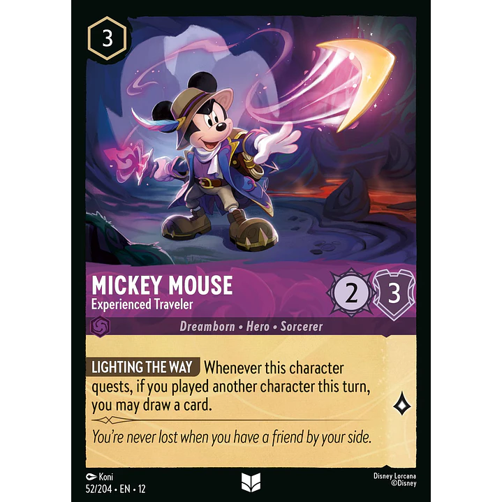 052/204 Mickey Mouse - Experienced Traveler 1