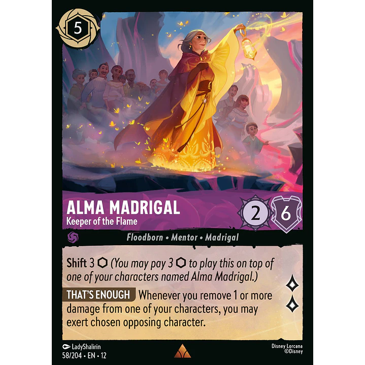 058/204 Alma Madrigal - Keeper of the Flame 1
