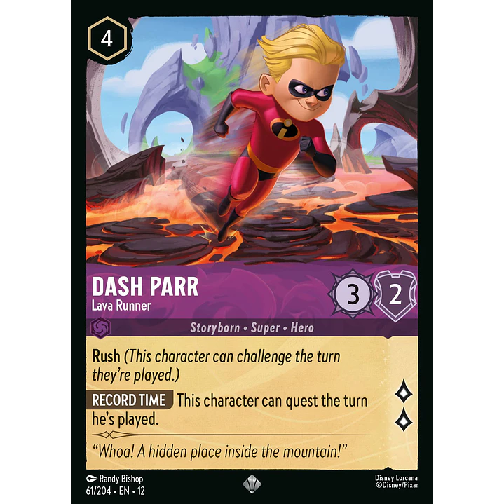 061/204 Dash Parr - Lava Runner 1