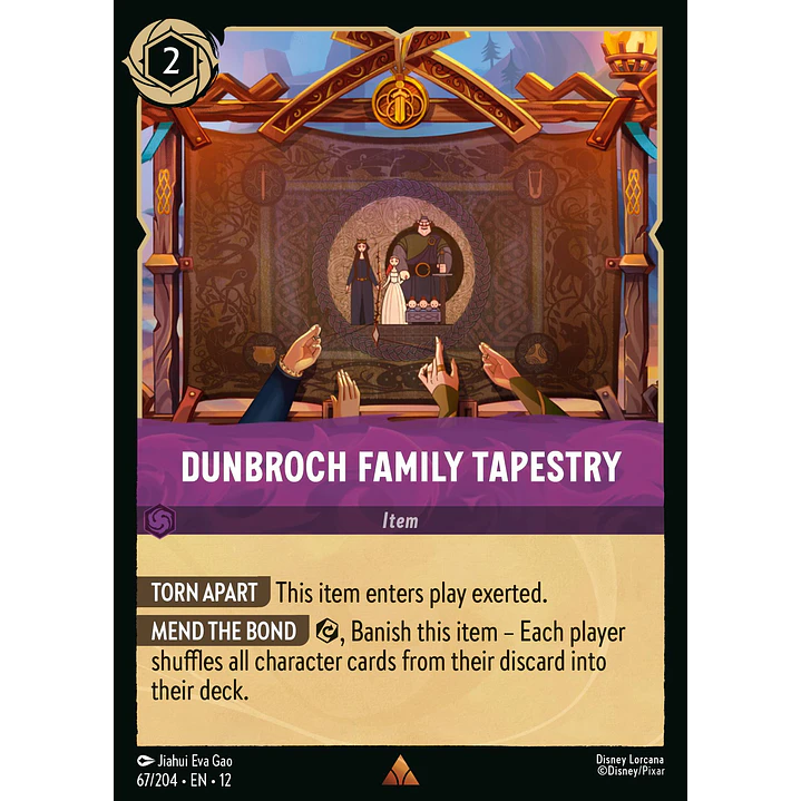 067/204 DunBroch Family Tapestry 1