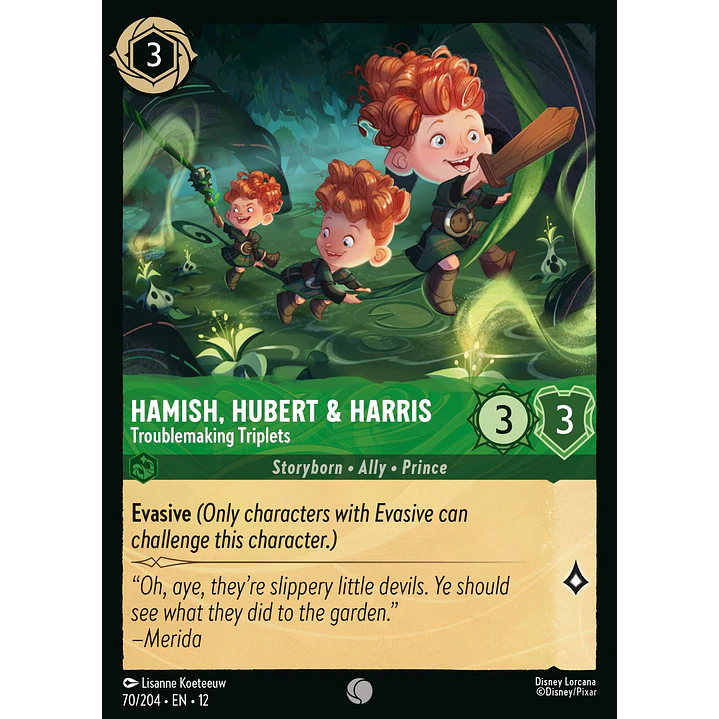 070/204 Hamish, Hubert & Harris - Troublemaking Triplets 1