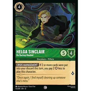 073/204 Helga Sinclair - No Backup Needed