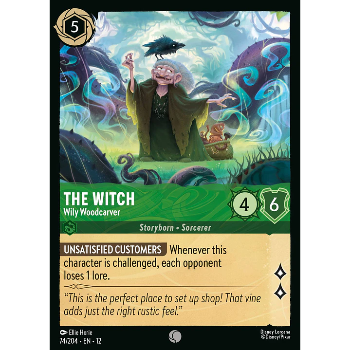 074/204 The Witch - Wily Woodcarver 1