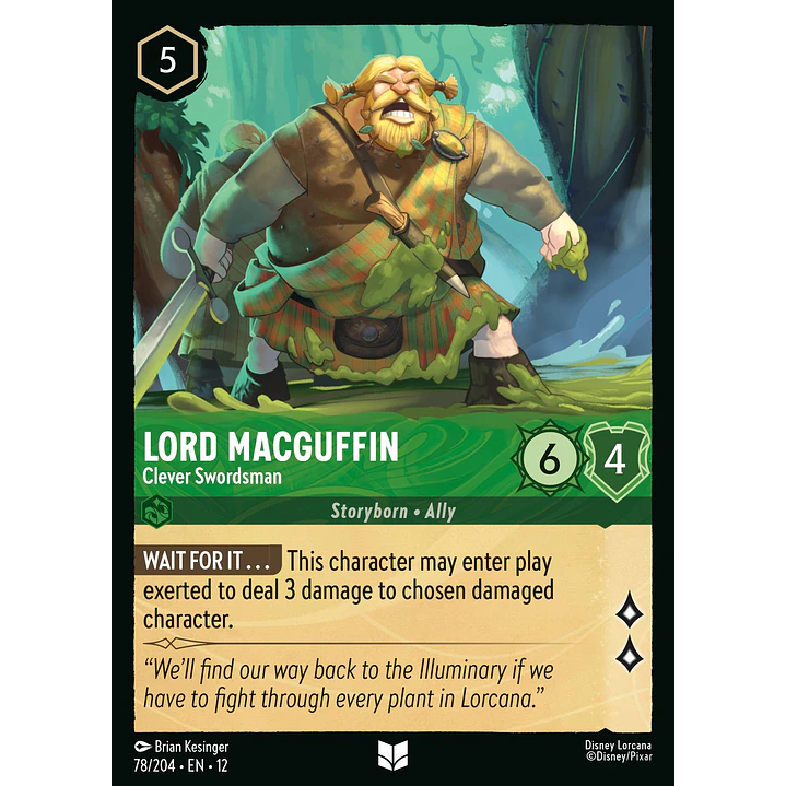 078/204 Lord MacGuffin - Clever Swordsman 1