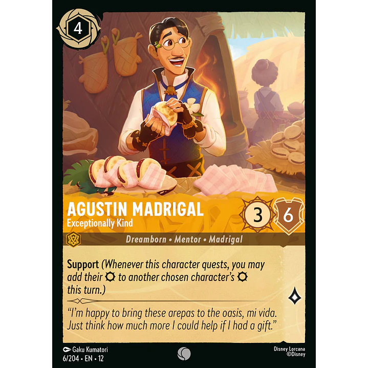 006/204 Agustin Madrigal - Exceptionally Kind 1