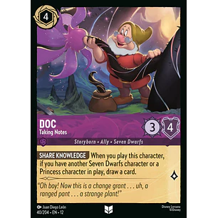 040/204 Doc - Taking Notes
