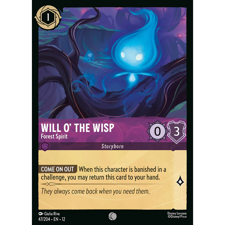 047/204 Will o' the Wisp - Forest Spirit 1