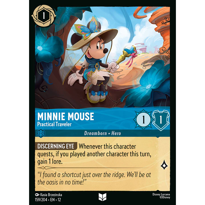 159/204 Minnie Mouse - Practical Traveler 1