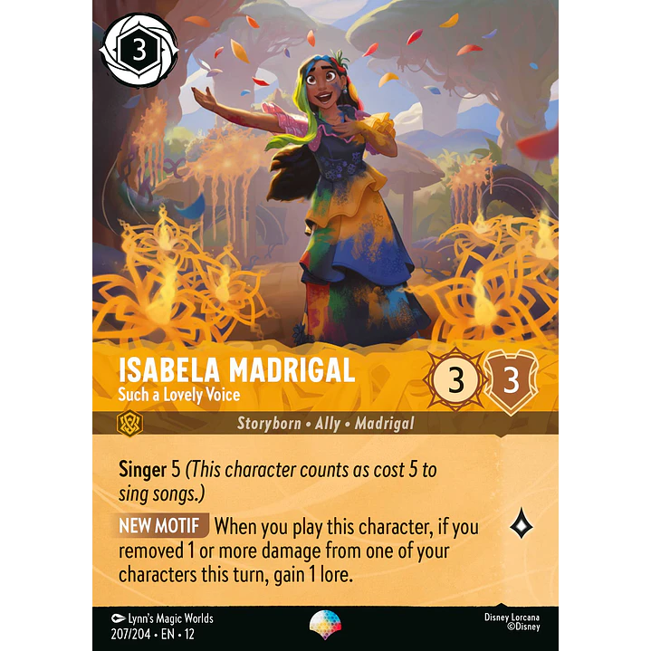 207/204 Isabela Madrigal - Such a Lovely Voice 1