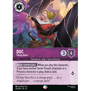 210/204 Doc - Taking Notes
