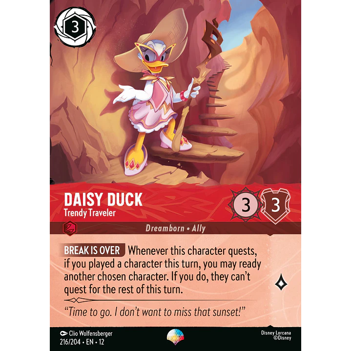 216/204 Daisy Duck - Trendy Traveler 1