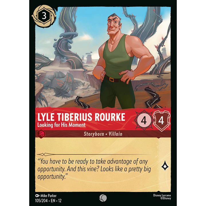 105/204 Lyle Tiberius Rourke - Looking for His Moment 1