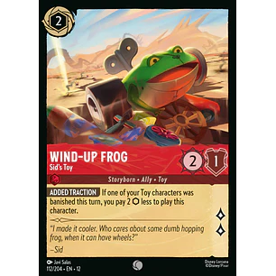 112/204 Wind-Up Frog - Sid's Toy