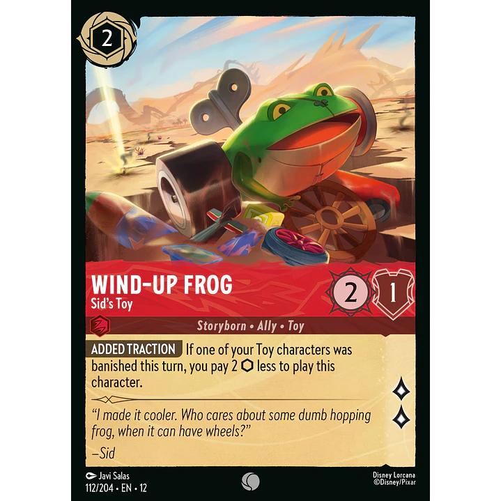 112/204 Wind-Up Frog - Sid's Toy 1