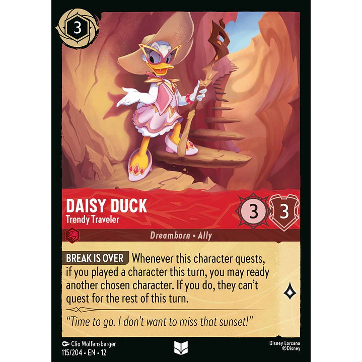 115/204 Daisy Duck - Trendy Traveler 1