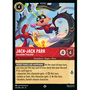 121/204 Jack-Jack Parr - Incredible Potential