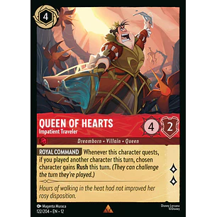 122/204 Queen of Hearts - Impatient Traveler