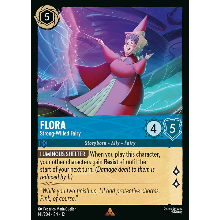 141/204 Flora - Strong-Willed Fairy 1