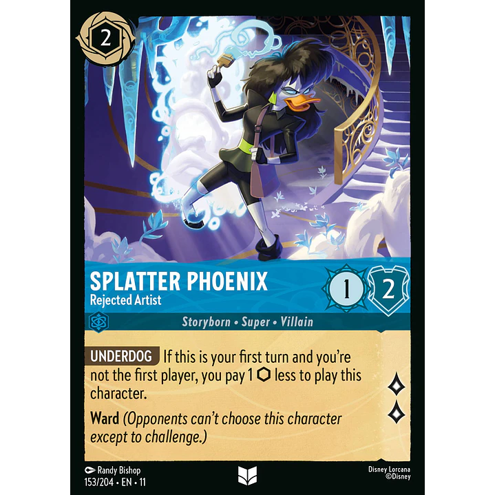 153/204 Splatter Phoenix - Rejected Artist 1
