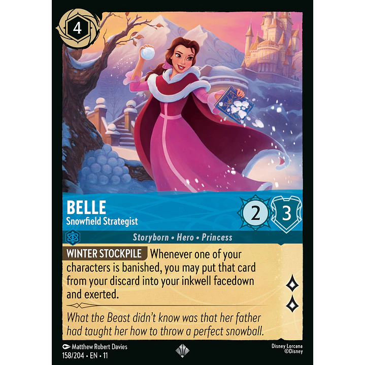 158/204 Belle - Snowfield Strategist 1