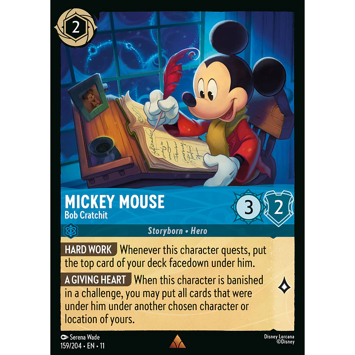 159/204 Mickey Mouse - Bob Cratchit 1