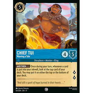 161/204 Chief Tui - Weaving a Tale