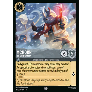 181/204 McHorn - Ice-Cold Officer