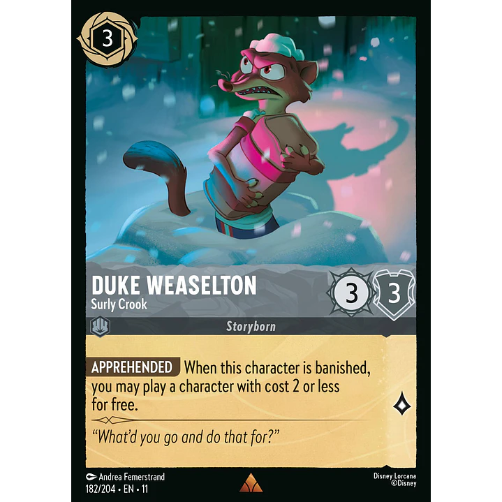182/204 Duke Weaselton - Surly Crook 1