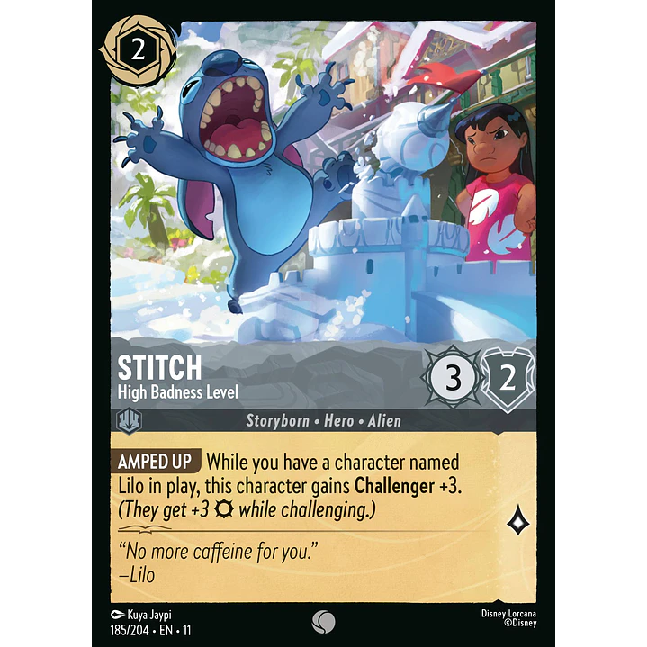 185/204 Stitch - High Badness Level 1