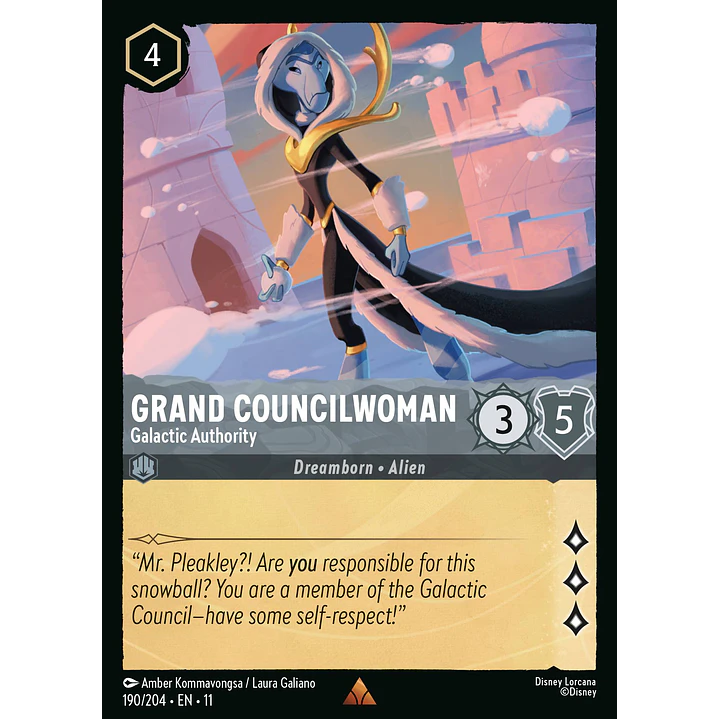 190/204 Grand Councilwoman - Galactic Authority 1