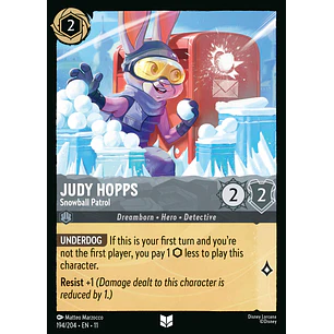 194/204 Judy Hopps - Snowball Patrol