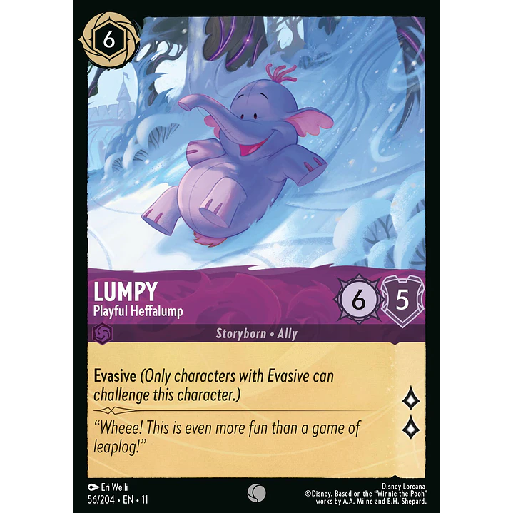 056/204 Lumpy - Playful Heffalump 1